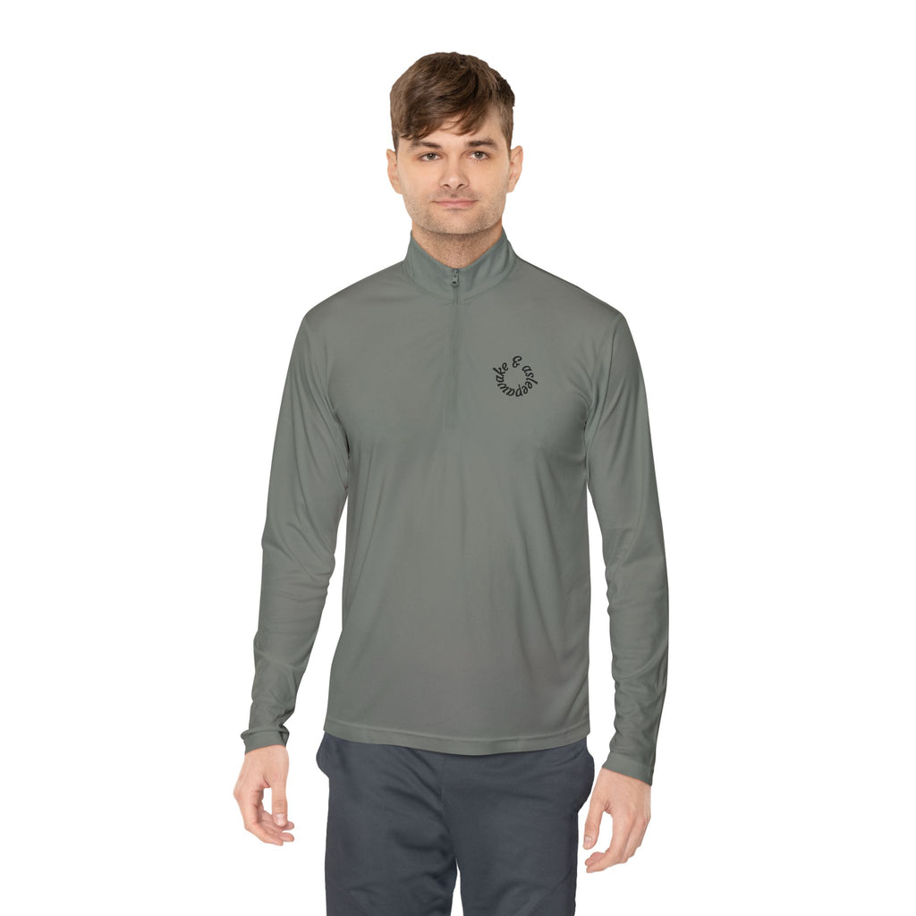 Minimal Horseshoe Quarter-Zip Pullover