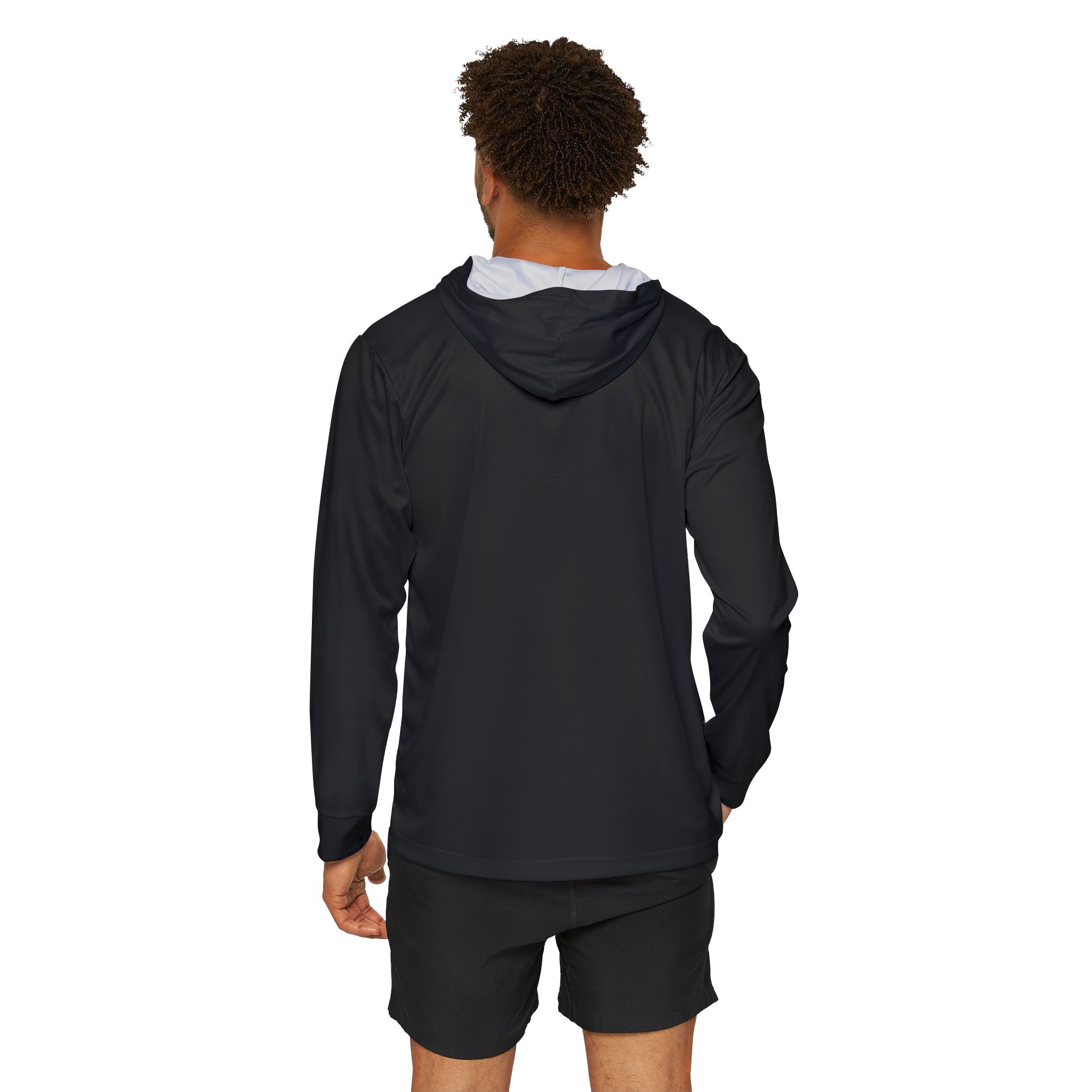 Men's Sports Warmup Hoodie — Minimal 'Awake & Asleep Athletic Hoodie