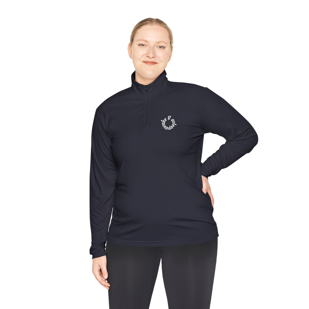 Minimal Horseshoe Quarter-Zip Pullover