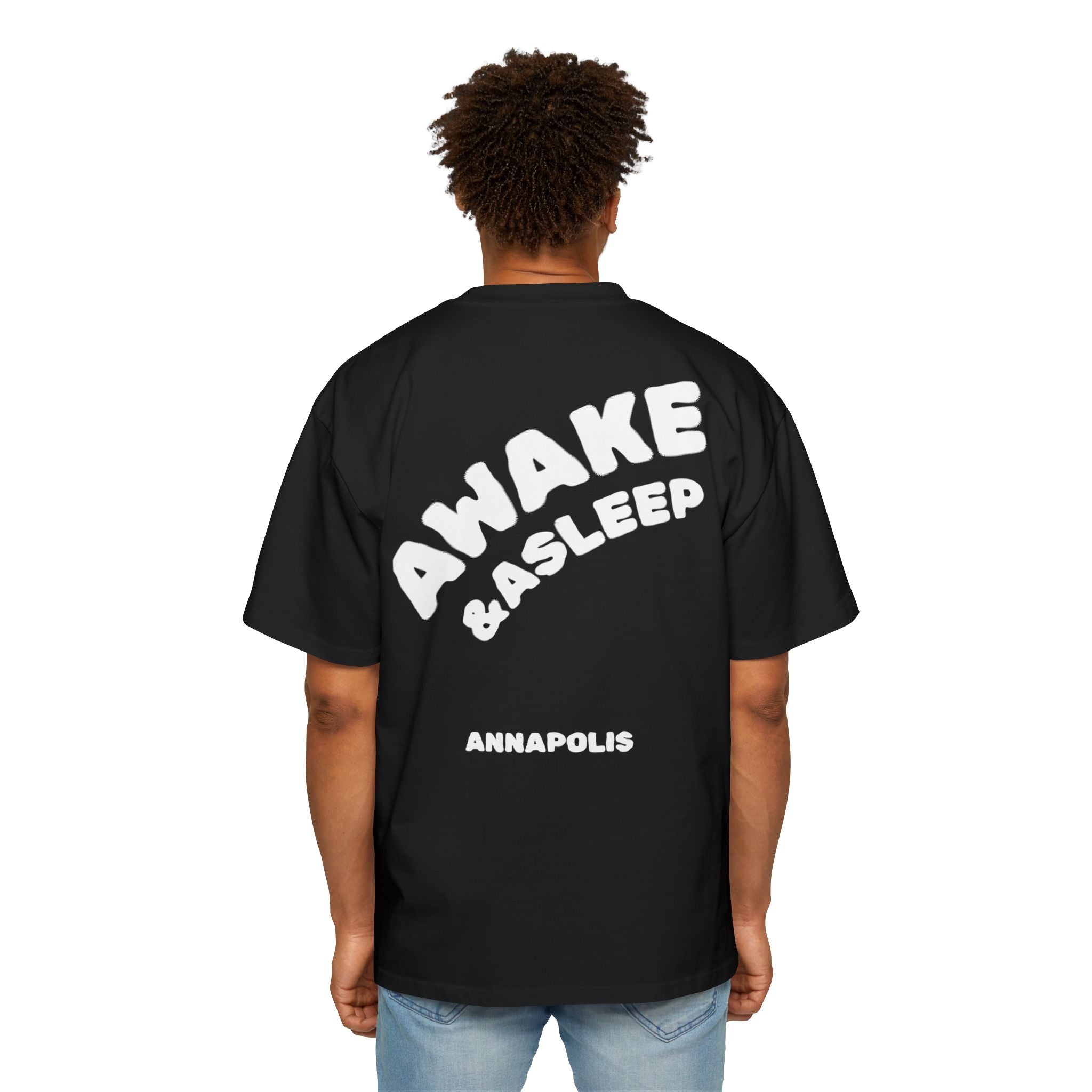 Awake & Asleep Annapolis Tee — Oversized Men's Graphic T‑Shirt