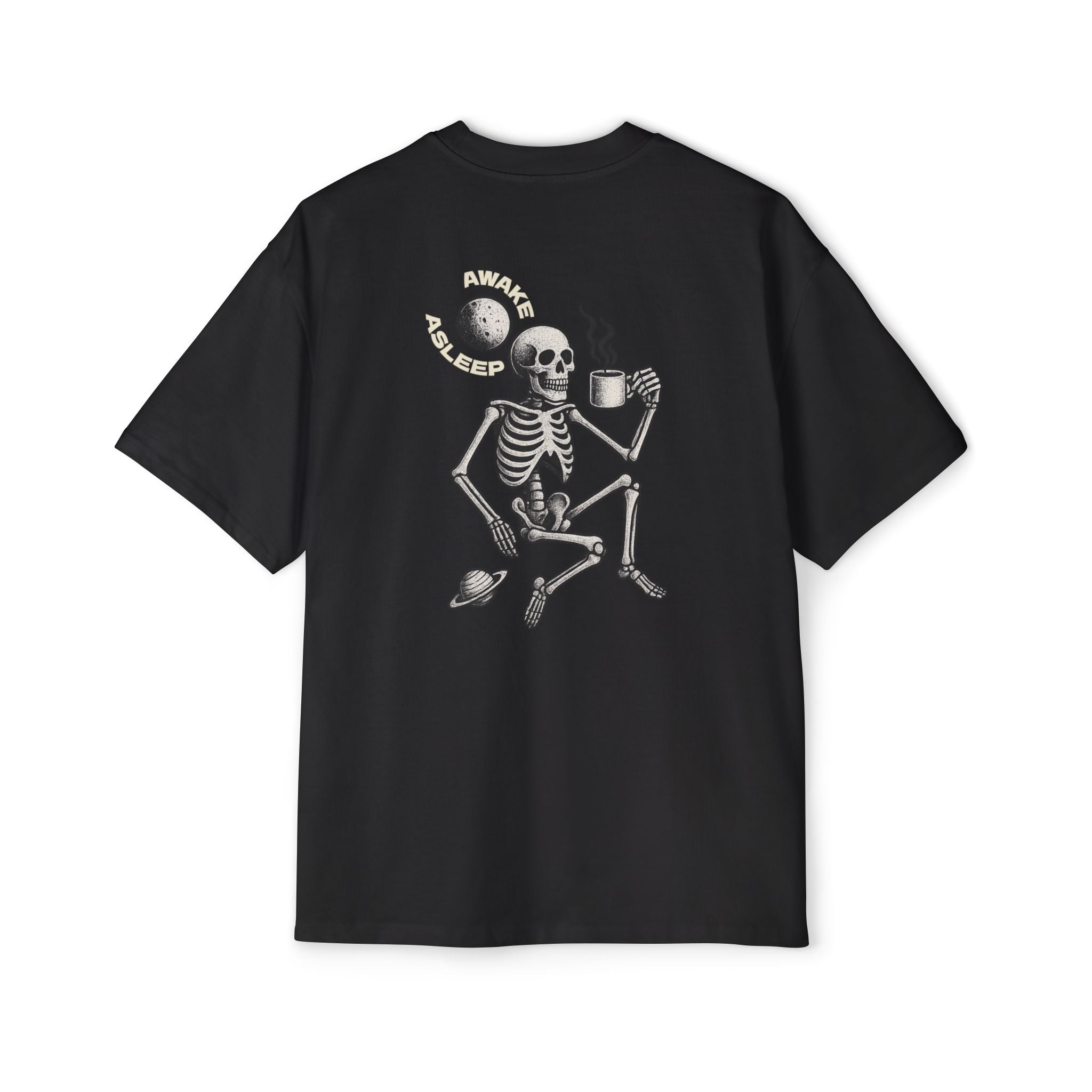Men's Oversized Space Skeleton T-Shirt