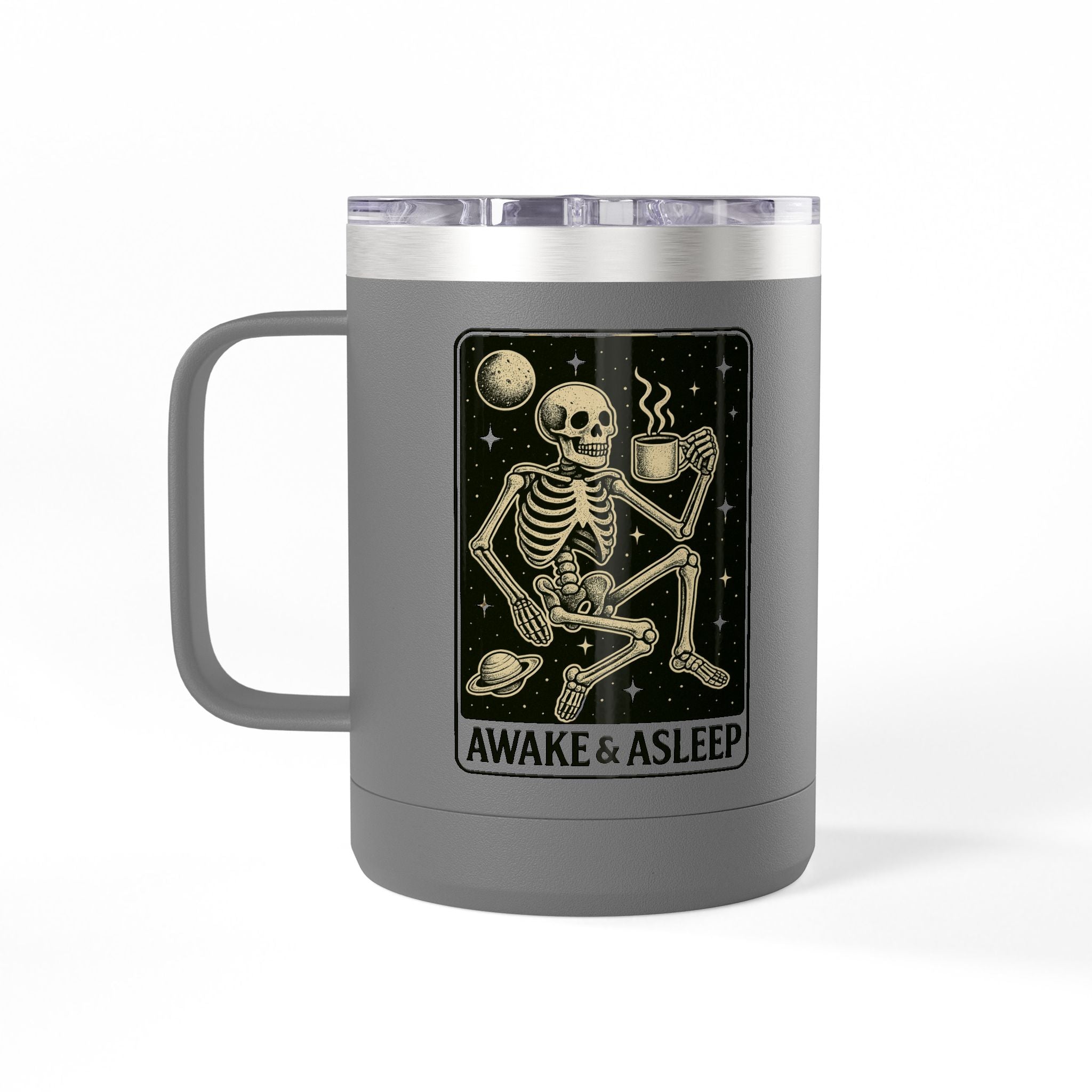 Travel Coffee Mug Tumbler - 15oz Insulated Stainless Steel Mug