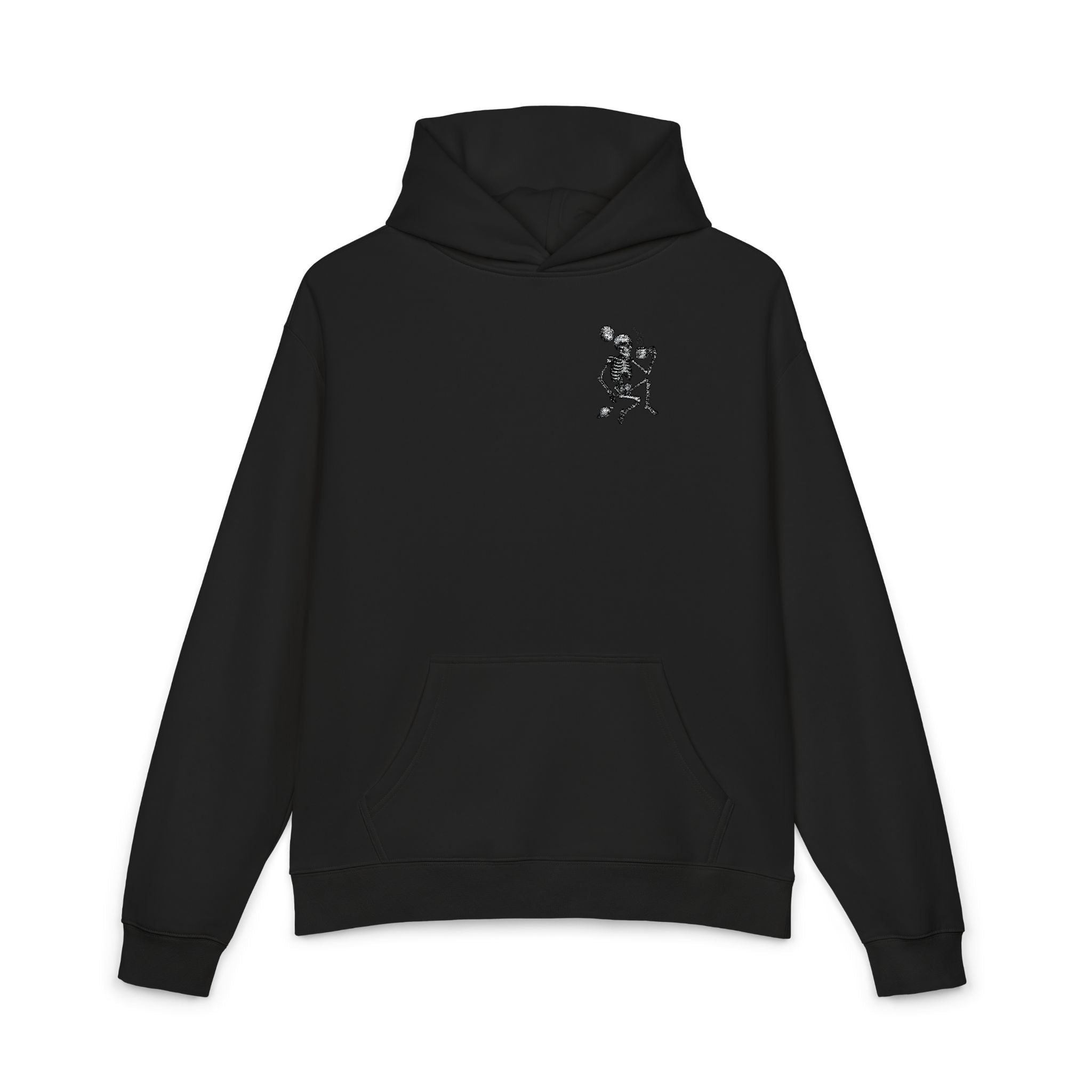 Space Skeleton with Coffee - Preshrunk Relaxed Hoodie