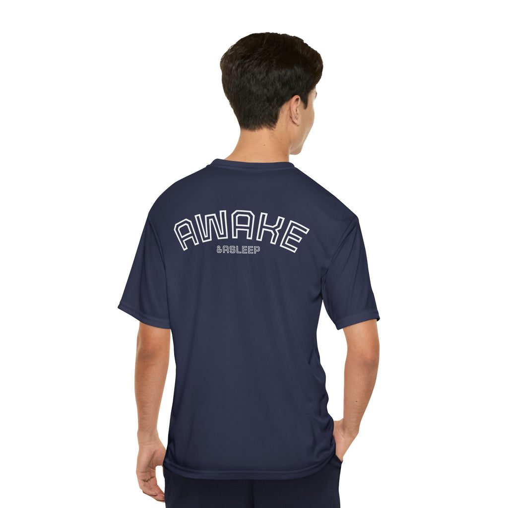 Men's "Awake & Asleep" Athletic Tee —  Performance T-Shirt