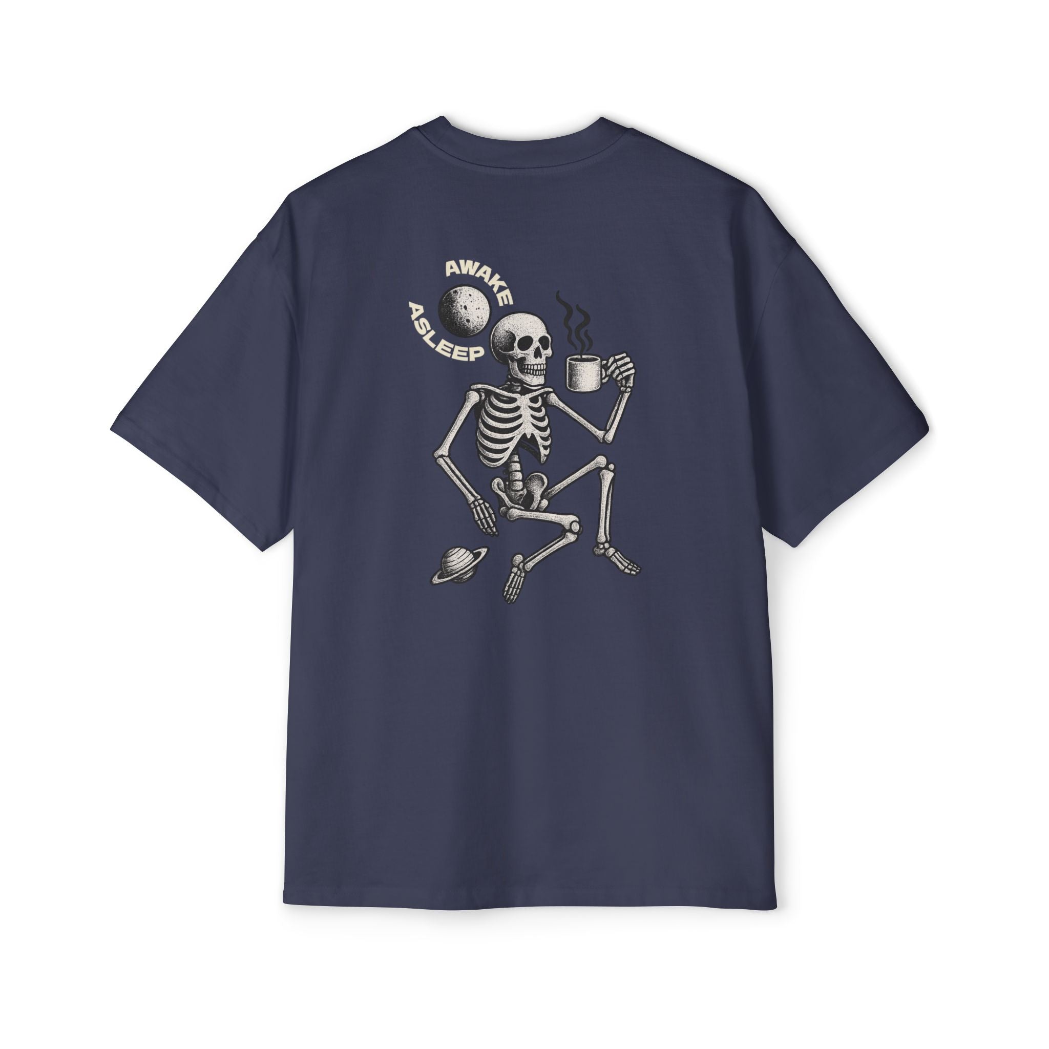 Men's Oversized Space Skeleton T-Shirt