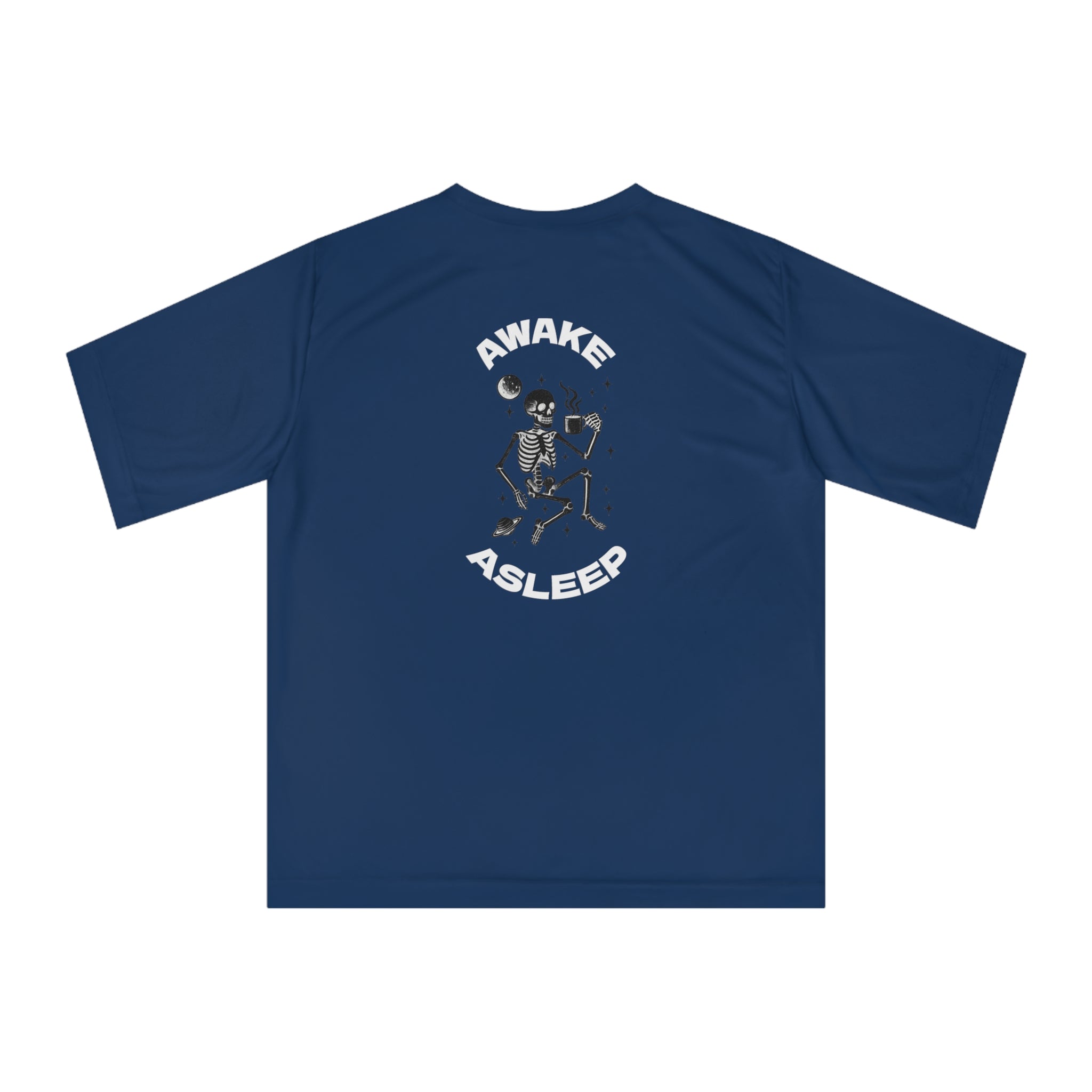 Awake Asleep Graphic T-Shirt — Skull Space Design