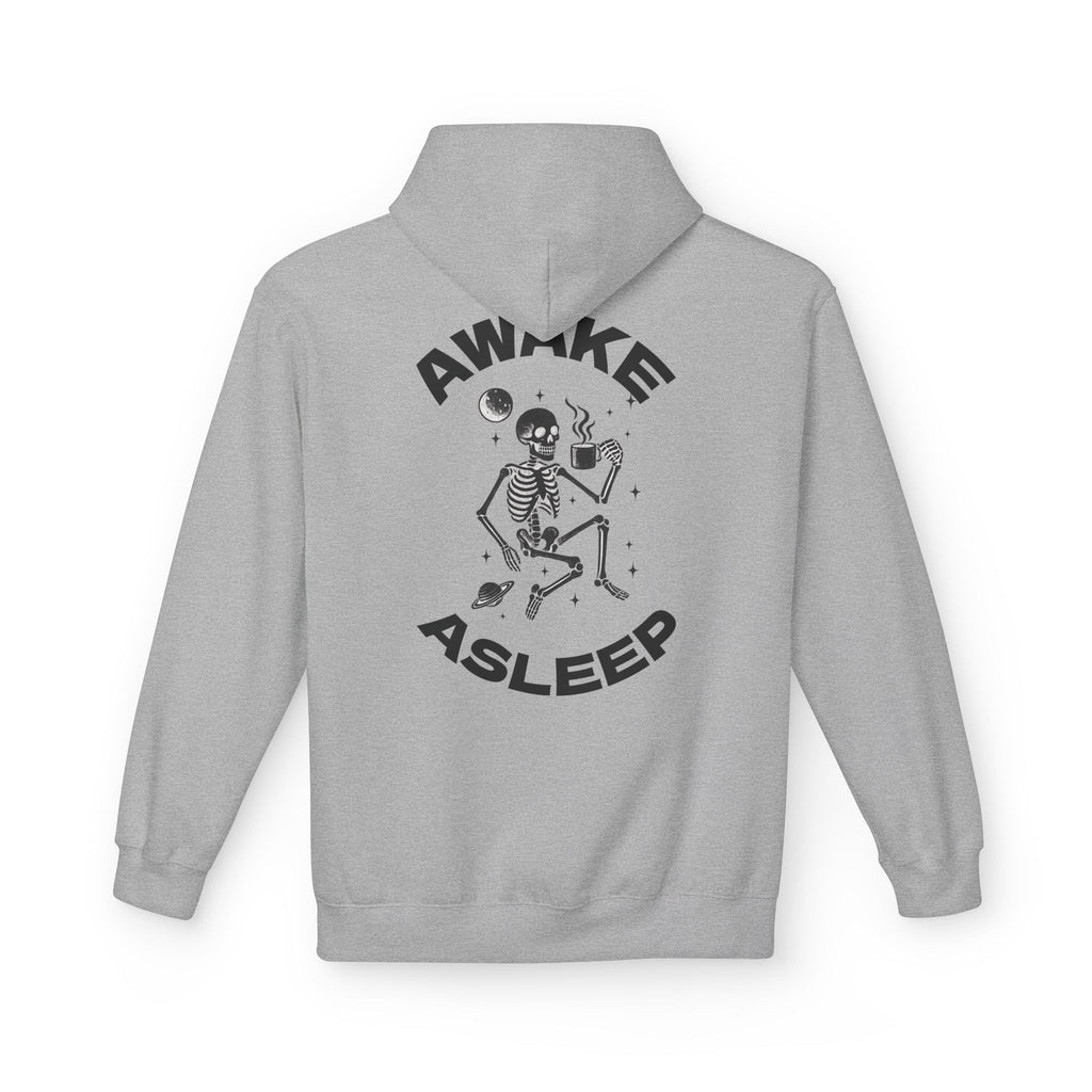 Unisex Awake Asleep Skeleton Hoodie