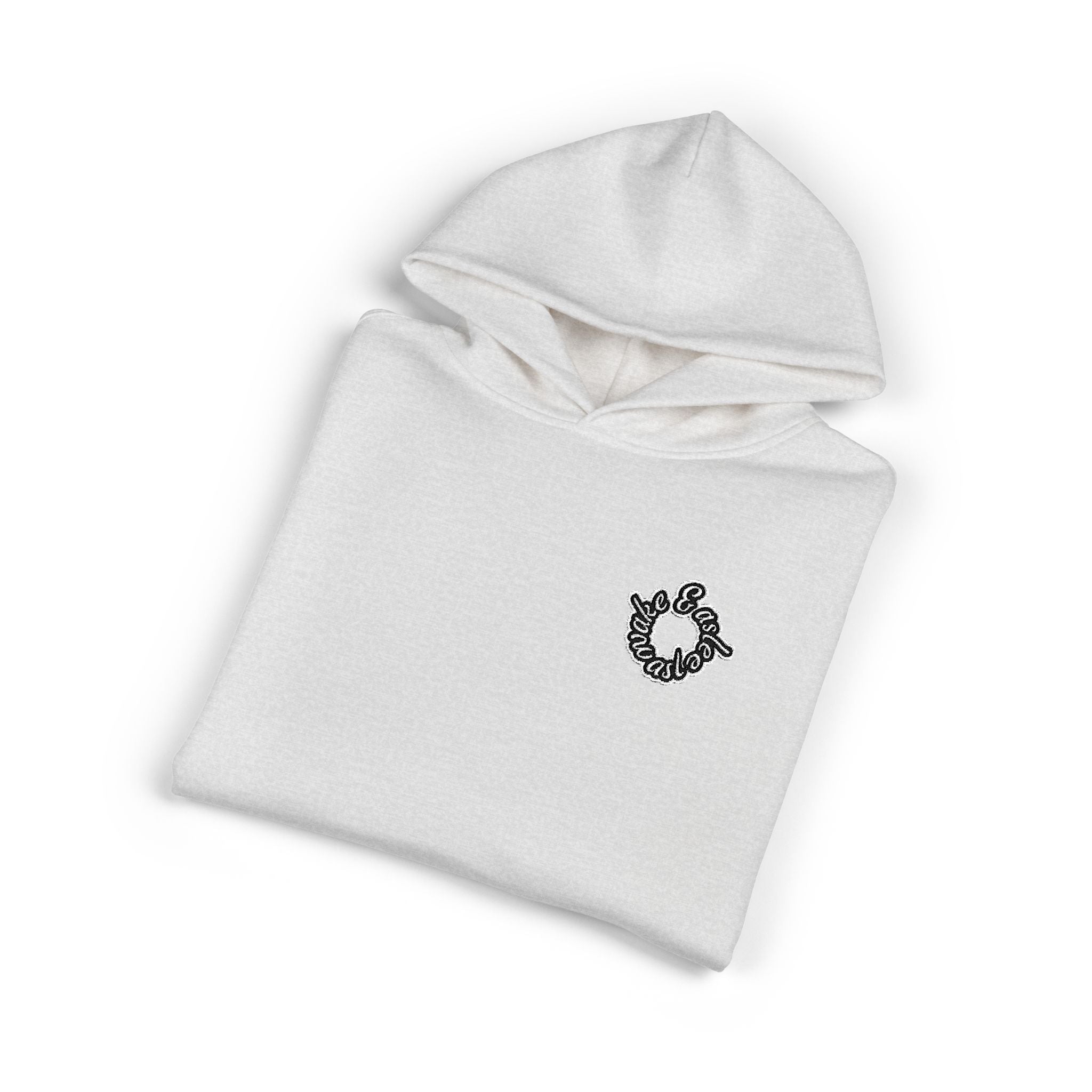 Unisex Relaxed Hoodie • Minimal "Awake & Asleep" Chest Logo Hoodie