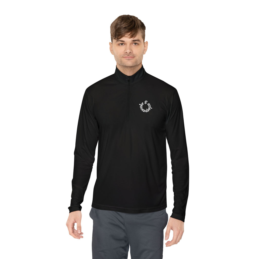 Minimal Horseshoe Quarter-Zip Pullover