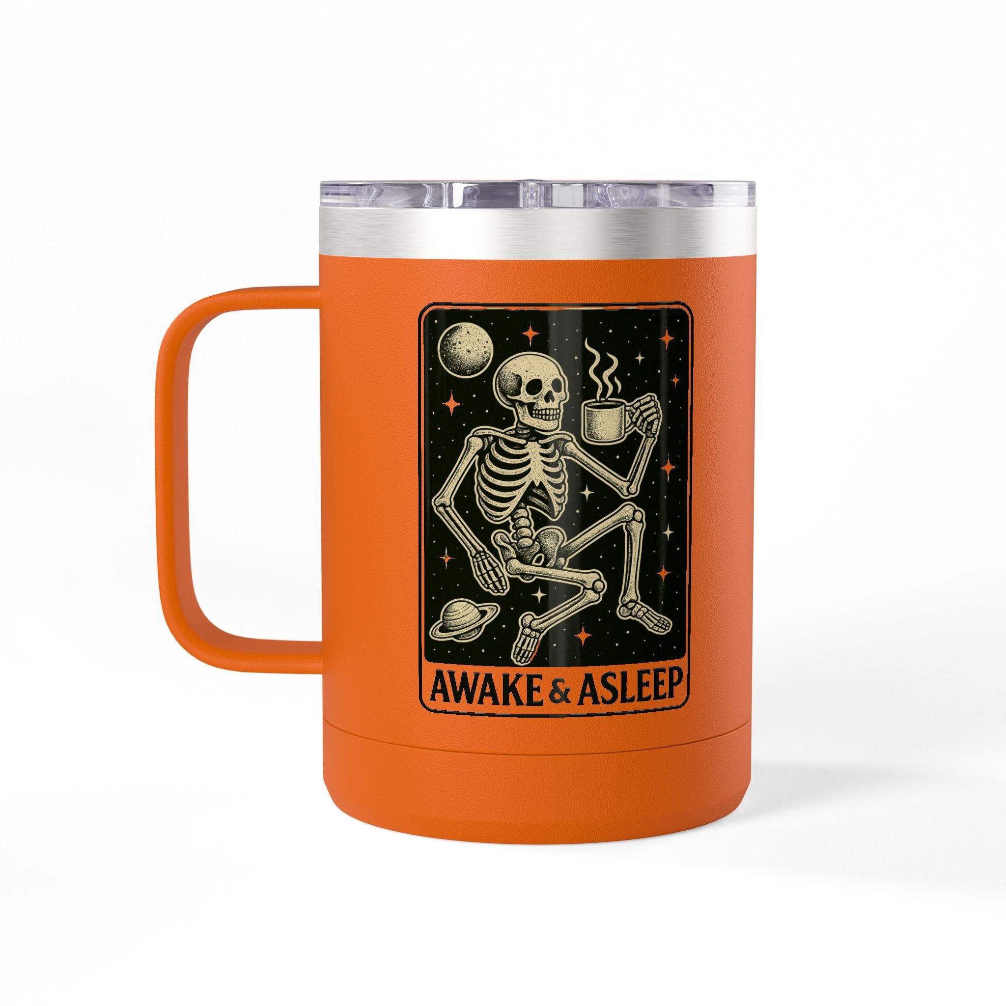 Travel Coffee Mug Tumbler - 15oz Insulated Stainless Steel Mug