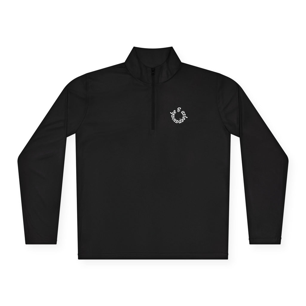 Minimal Horseshoe Quarter-Zip Pullover