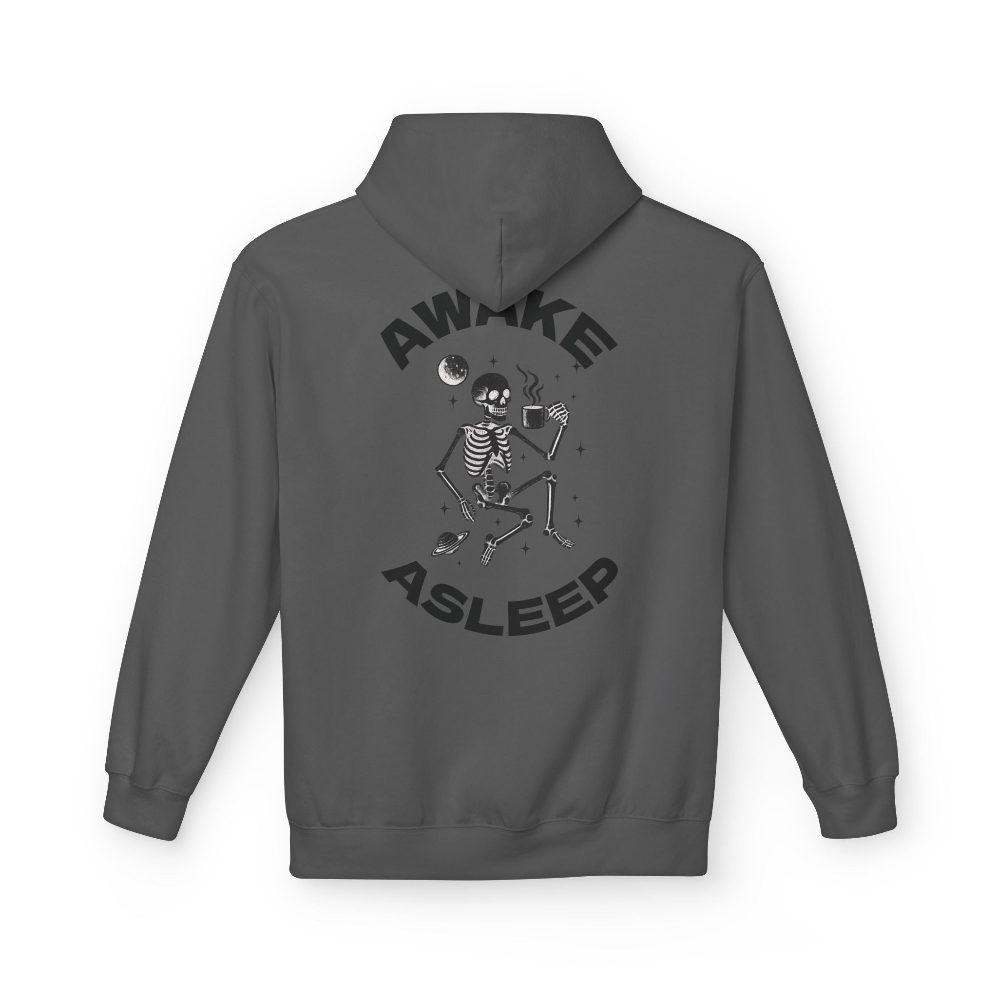 Unisex Awake Asleep Skeleton Hoodie