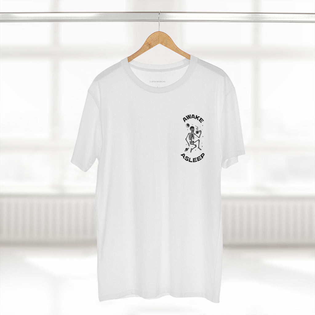 Men's Awake Asleep Skeleton Standard Graphic Tee
