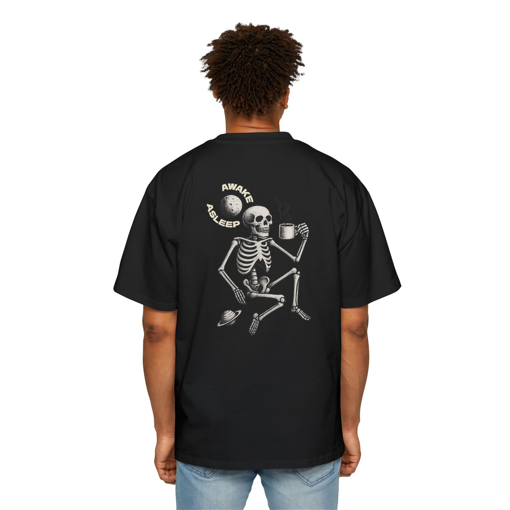 Men's Oversized Space Skeleton T-Shirt