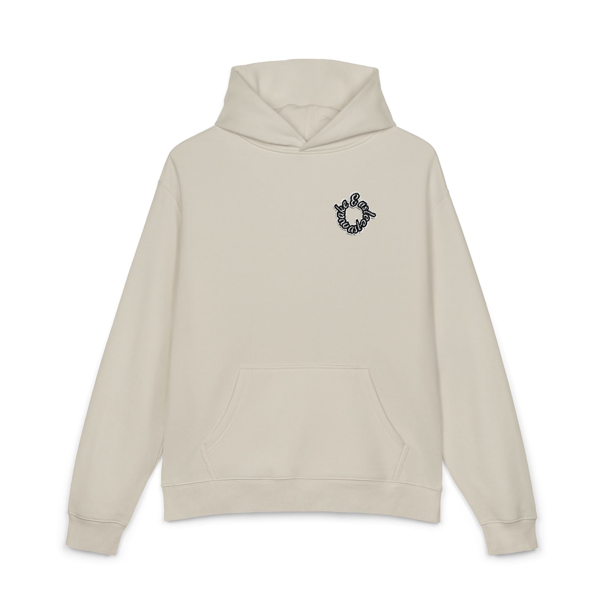 Unisex Relaxed Hoodie • Minimal "Awake & Asleep" Chest Logo Hoodie