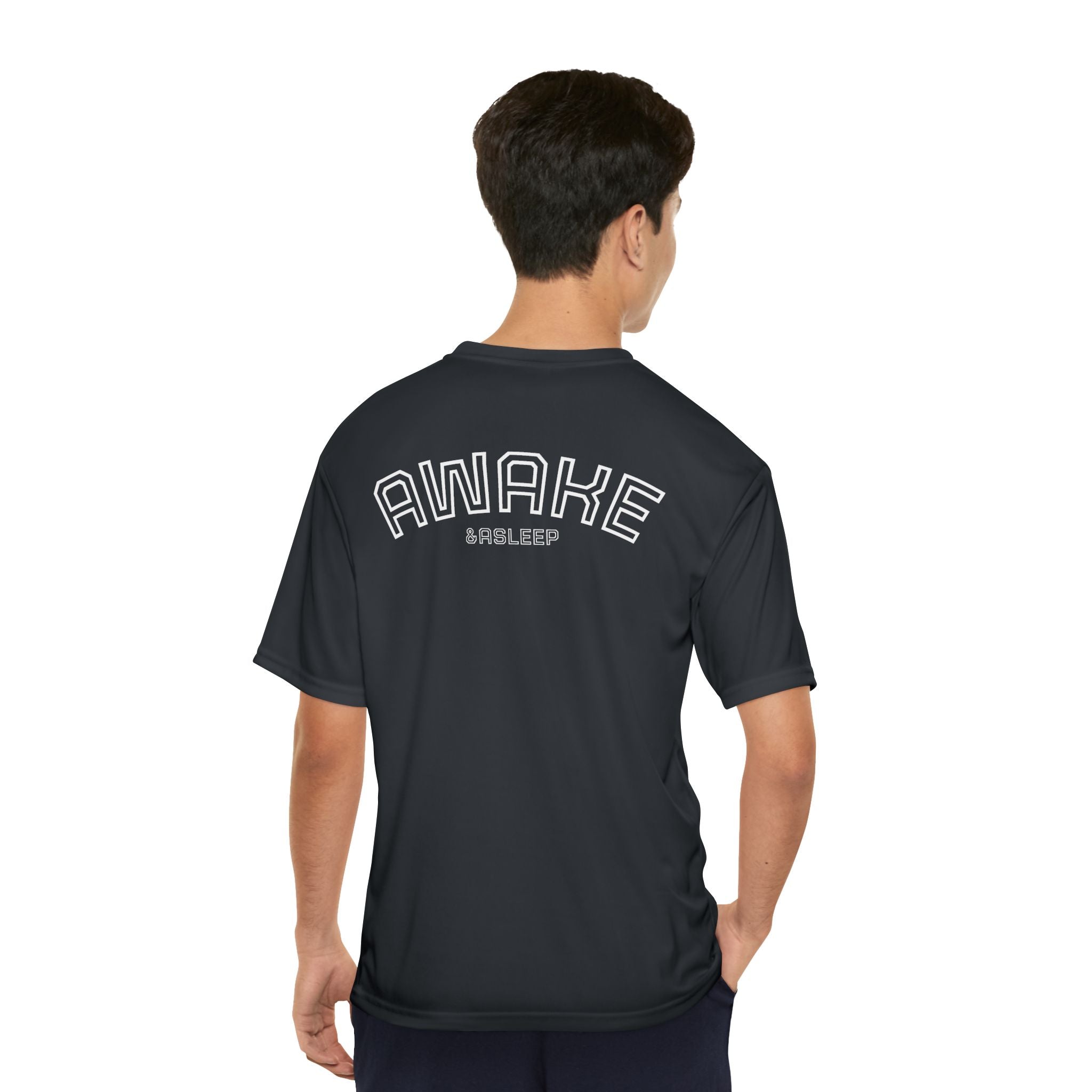 Men's "Awake & Asleep" Athletic Tee —  Performance T-Shirt