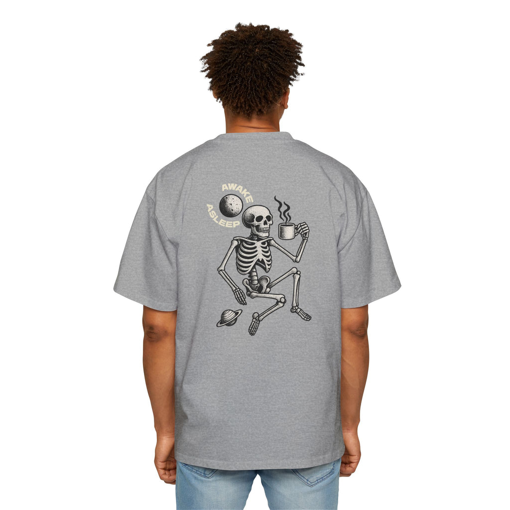 Men's Oversized Space Skeleton T-Shirt