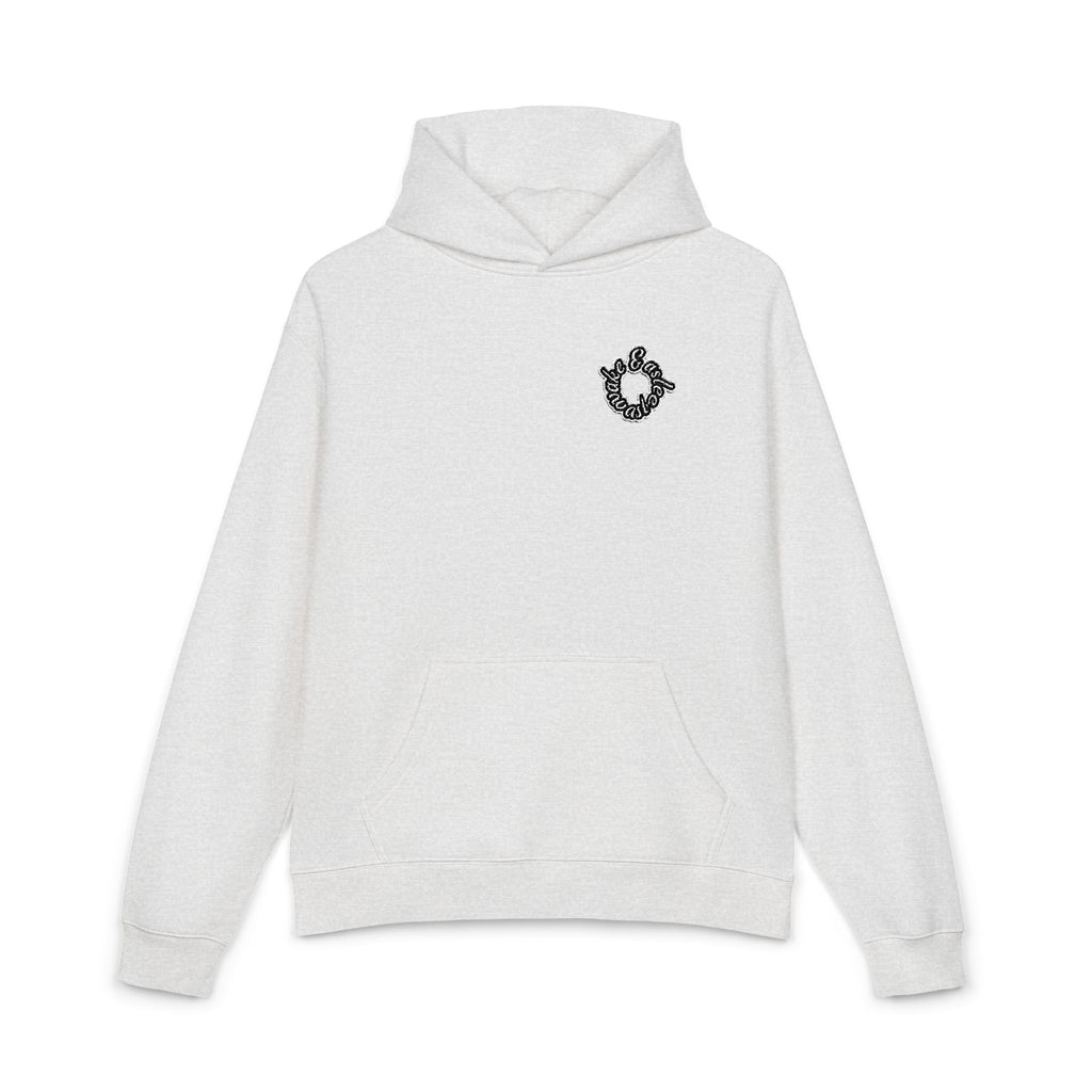 Unisex Relaxed Hoodie • Minimal "Awake & Asleep" Chest Logo Hoodie